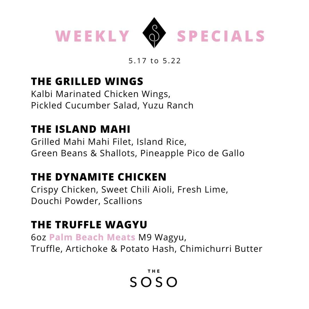 New specials for the week are in! Available after 4pm today through Sunday 5/22 or until they run out. Which one are you having?
.
.
.
@palmbeachmeats